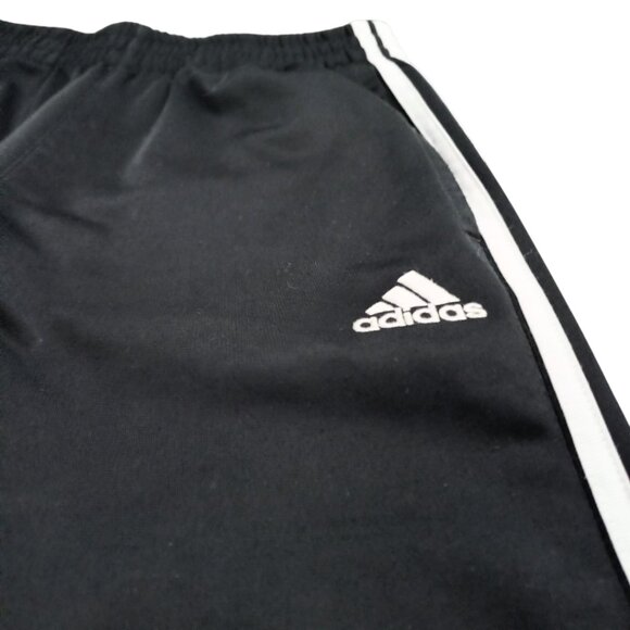 Adidas Black Athletic Track Pants - Kids Size M (10/12) - Picture 3 of 7
